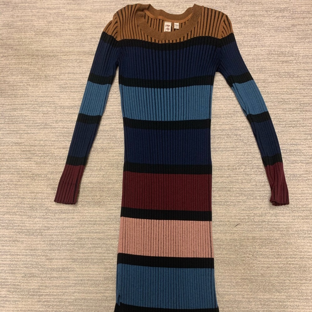 Dolan Striped Sweater Dress